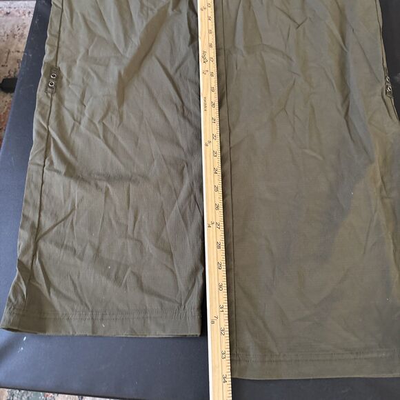 PrAna Womens Size 10 Sage Convertible Pants Shorts Zip Off Roll Up cargo pocket - Picture 4 of 9